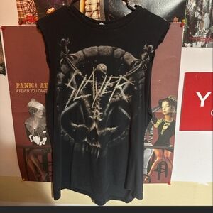 2014 Slayer Divine Intervention Sleeveless T-shirt. M/L Ptp...19.75 Inches